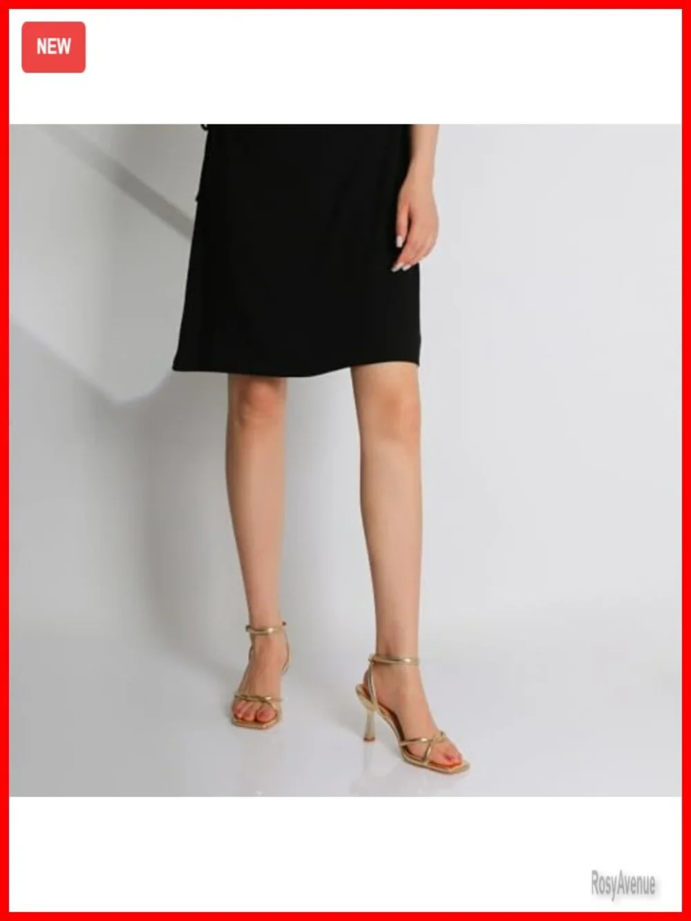 Strappy Kitten Heels Square Open Toe Ankle Strap Lace Up Dress Sandals
